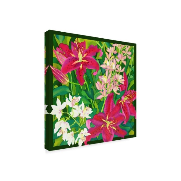 Carissa Luminess 'Lilly Love ' Canvas Art,14x14